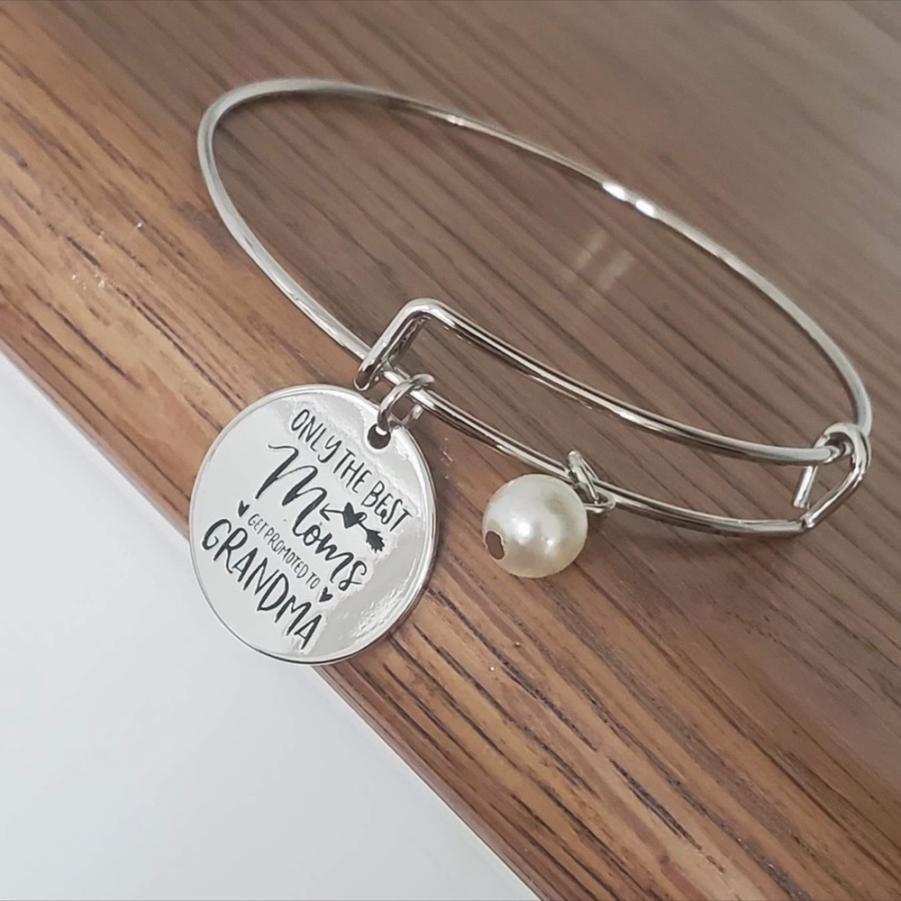 GRANDMA stamped bracelet